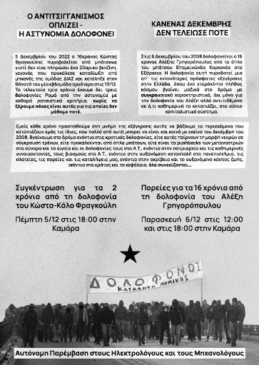 Ο αντιτσιγγανισμός οπλίζει-η αστυνομία δολοφονεί